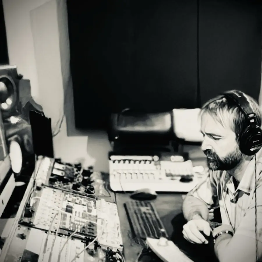 Matt Poole Butler mixing a record at EMP Studios